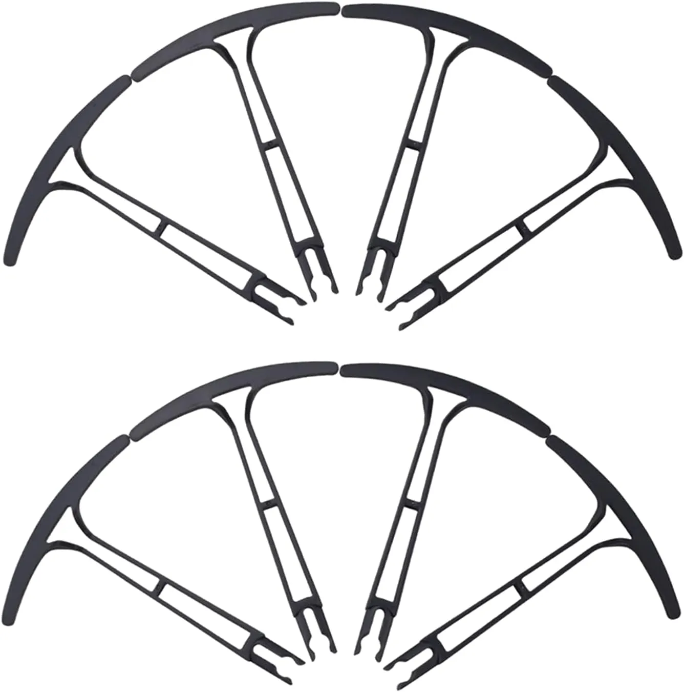 8-Piece RC Propeller Guard Set for HS175/D65/SYMA X30/Z6 Drones – Durable Bumper Protectors, Lightweight Safety Covers