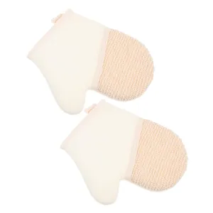 8pcs Exfoliating Bath Gloves Household Scrubbing Gloves for Body Cleansing Gentle Massage for Better Shower Portable Reusable for Home Travel