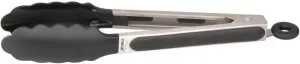 9257 Cooking Tongs 24 cm Stainless Steel and Plastic Kitchen Set – Black, 22.76 x 8.9 x 3.9 cm