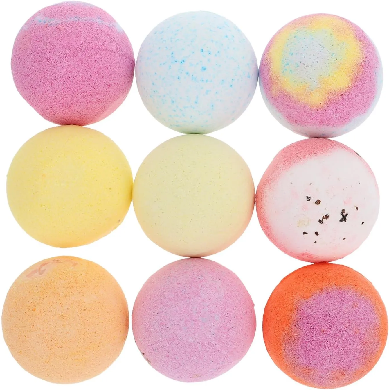9pcs Natural Bath Salt Essential Oils Relaxing Shower for Soothing Bathing for Family and Friends