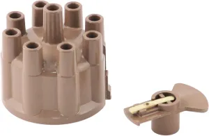 ACCEL 8330 Distributor Cap & Rotor Kit - Socket Style - Black