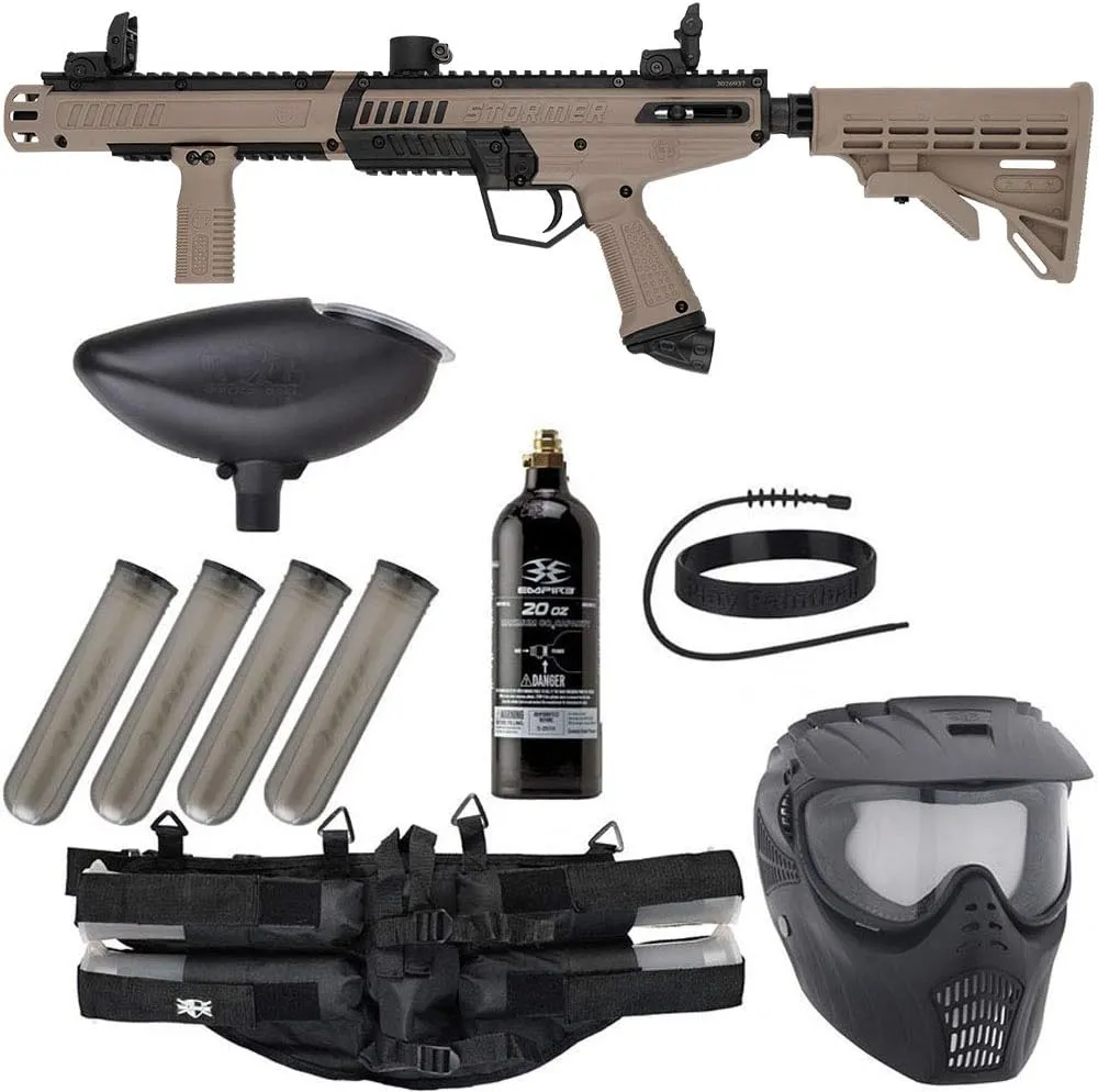 Action Village Tippmann Stormer Tactical Epic Paintball Gun Package Kit