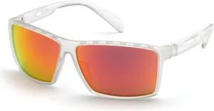 Adidas SP0010 Rectangular Sunglasses for Men   BUNDLE With Designer iWear Kit