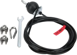 Adjustable Gym Cable Fitness Cable Steel Wire Rope for Home Gym Fitness Pulley System (2m / 6.6ft)