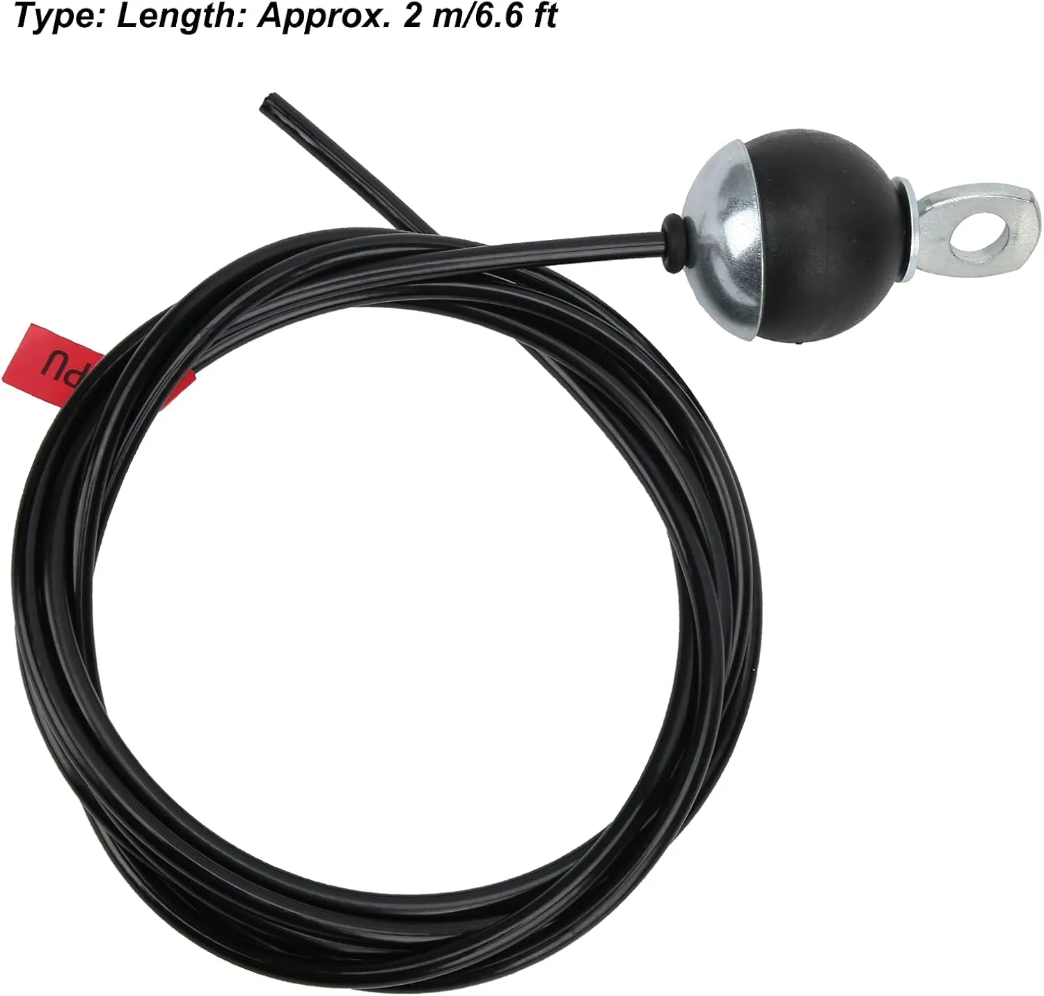Adjustable Gym Cable Fitness Cable Steel Wire Rope for Home Gym Fitness Pulley System (2m / 6.6ft)