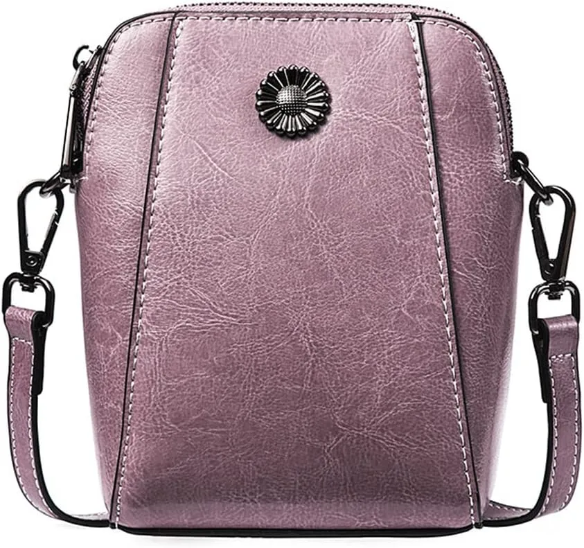 Adriana | Compact Anti-Theft Leather Crossbody Bag