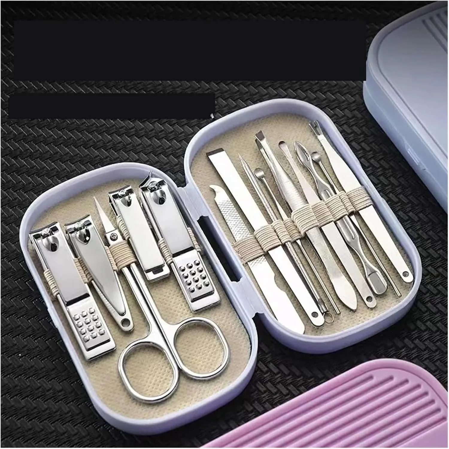 Agnail Clippers 14-Piece Stainless Steel Nail Clipper Set Home Use, Dedicated Manicure and Pedicure Toenail Pliers(Model 1)