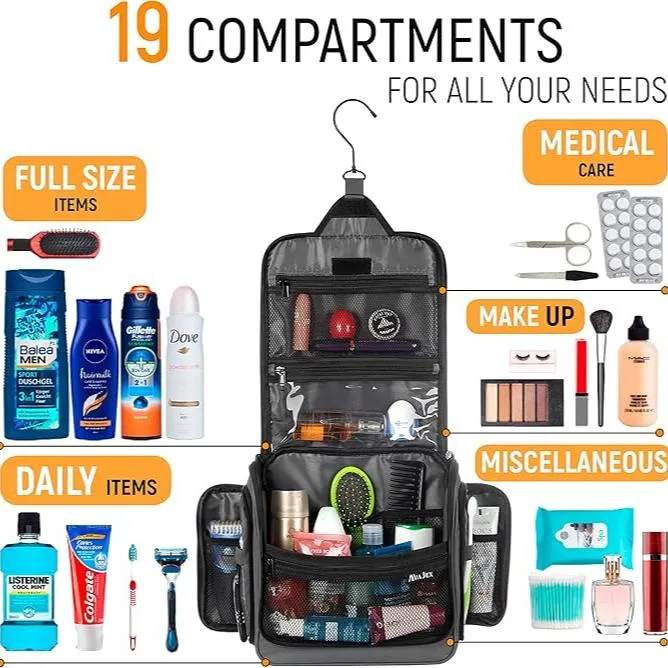 Alex | Compact & Travel-Friendly Toiletry Organizer