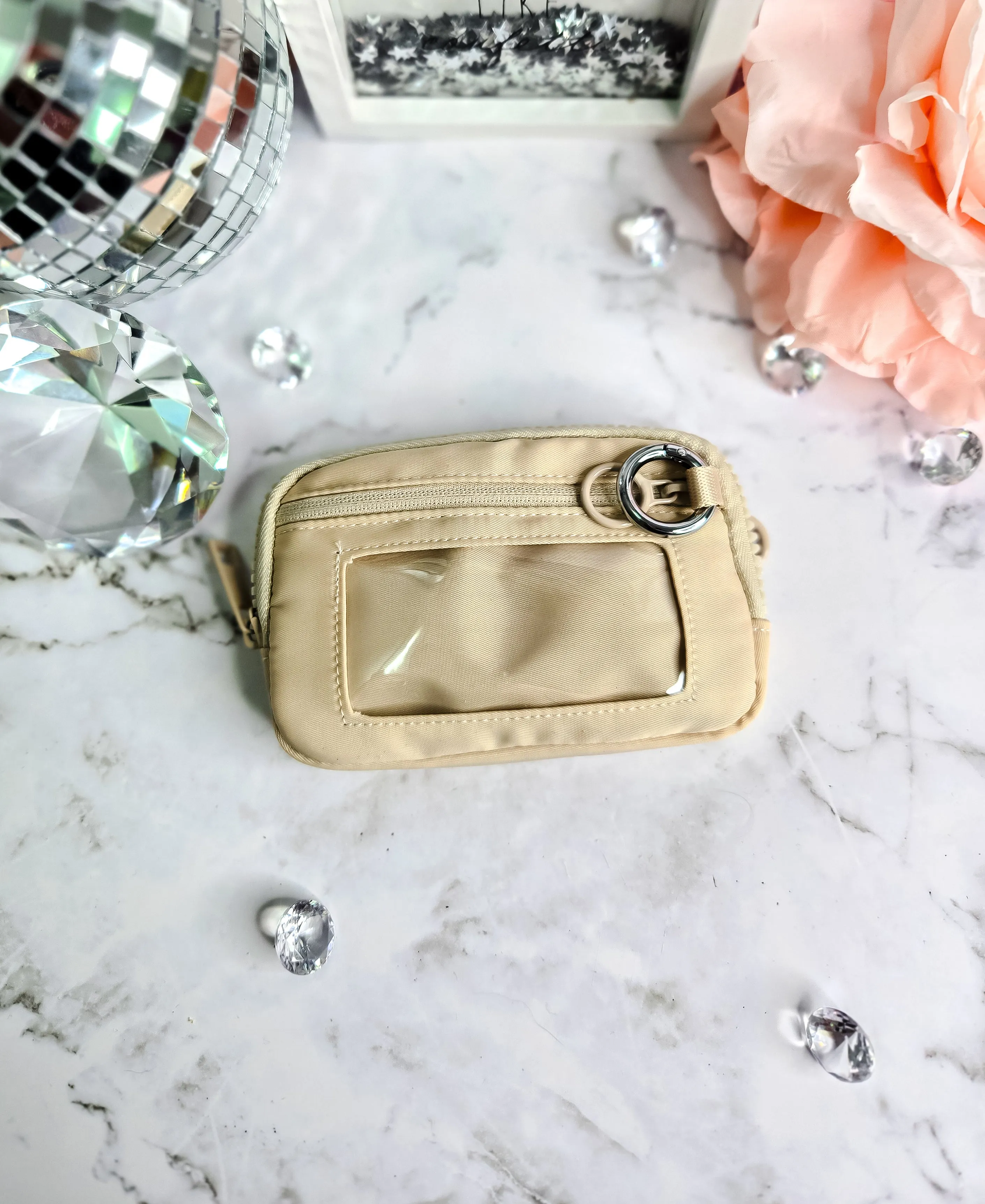 Almond- Alwayson the Go wristlet ID wallet