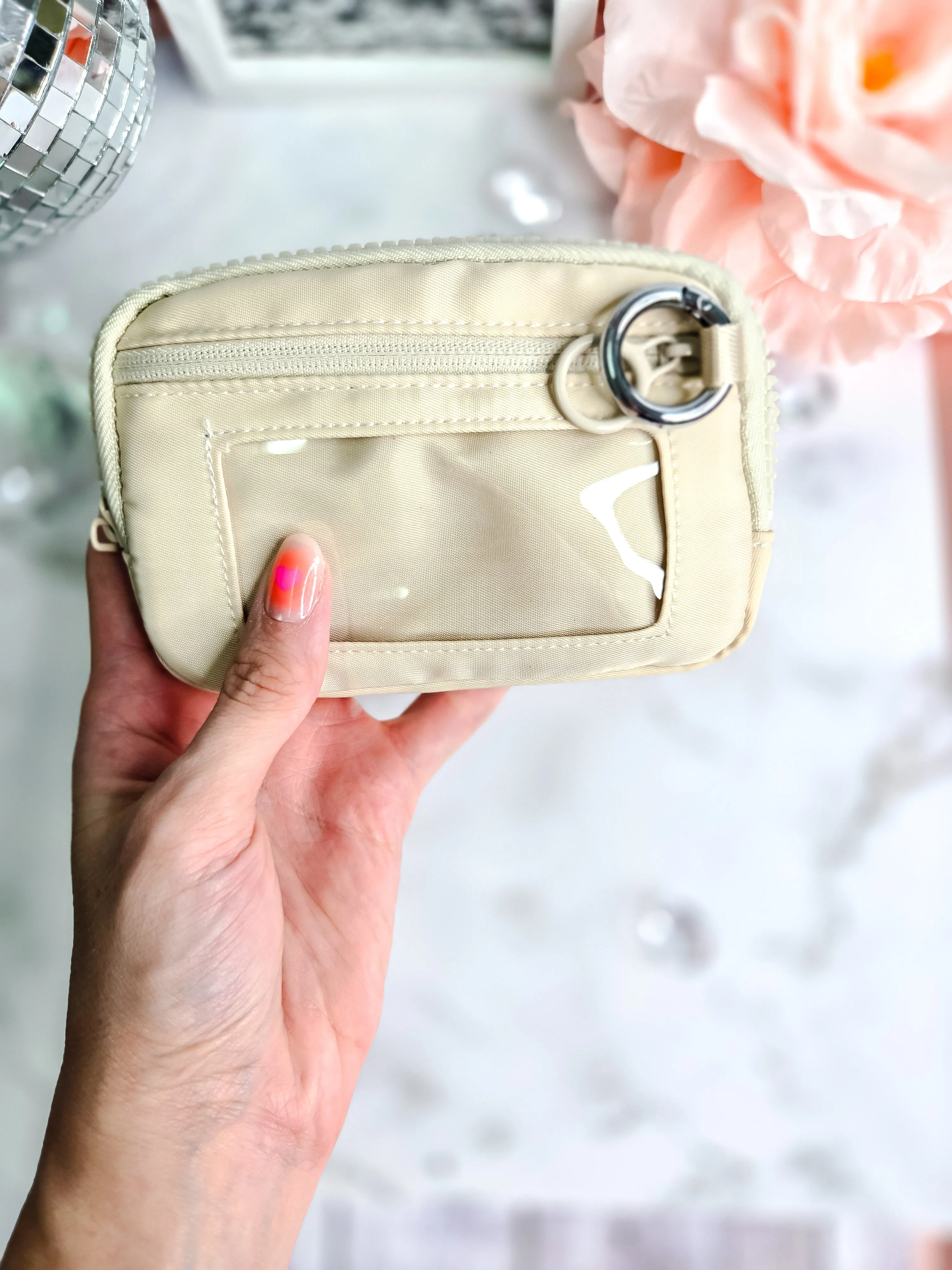 Almond- Alwayson the Go wristlet ID wallet