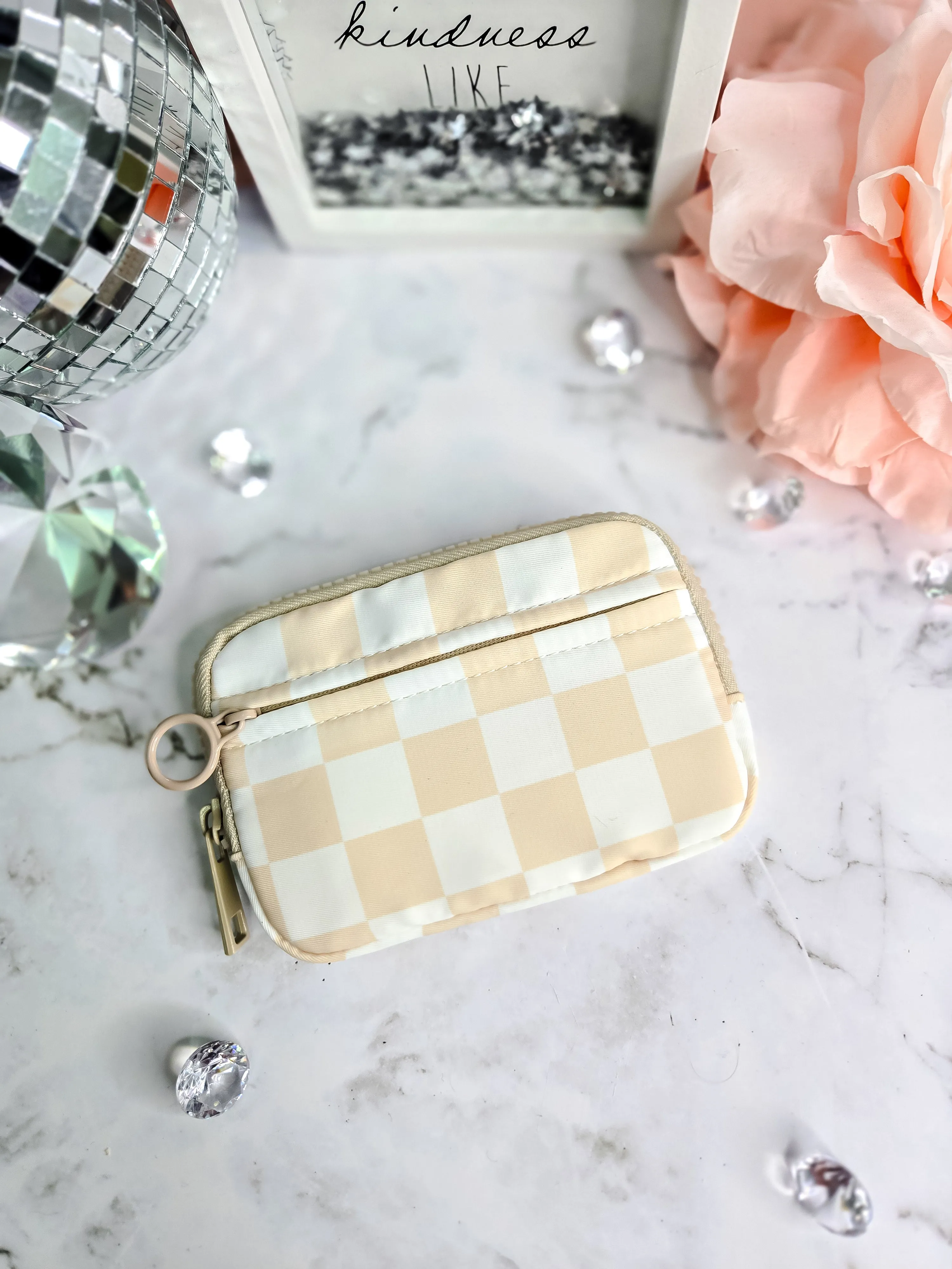 Almond- Alwayson the Go wristlet ID wallet