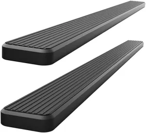 APS 5in Stainless Steel Black Running Boards Compatible with Chevy Suburban 2500 2000-2014 4Dr& GMC Yukon XL 2500 2000-2014 4Dr (0.75 Ton Exclude 01-10 Z71 Model) (Nerf Bars Side Steps)
