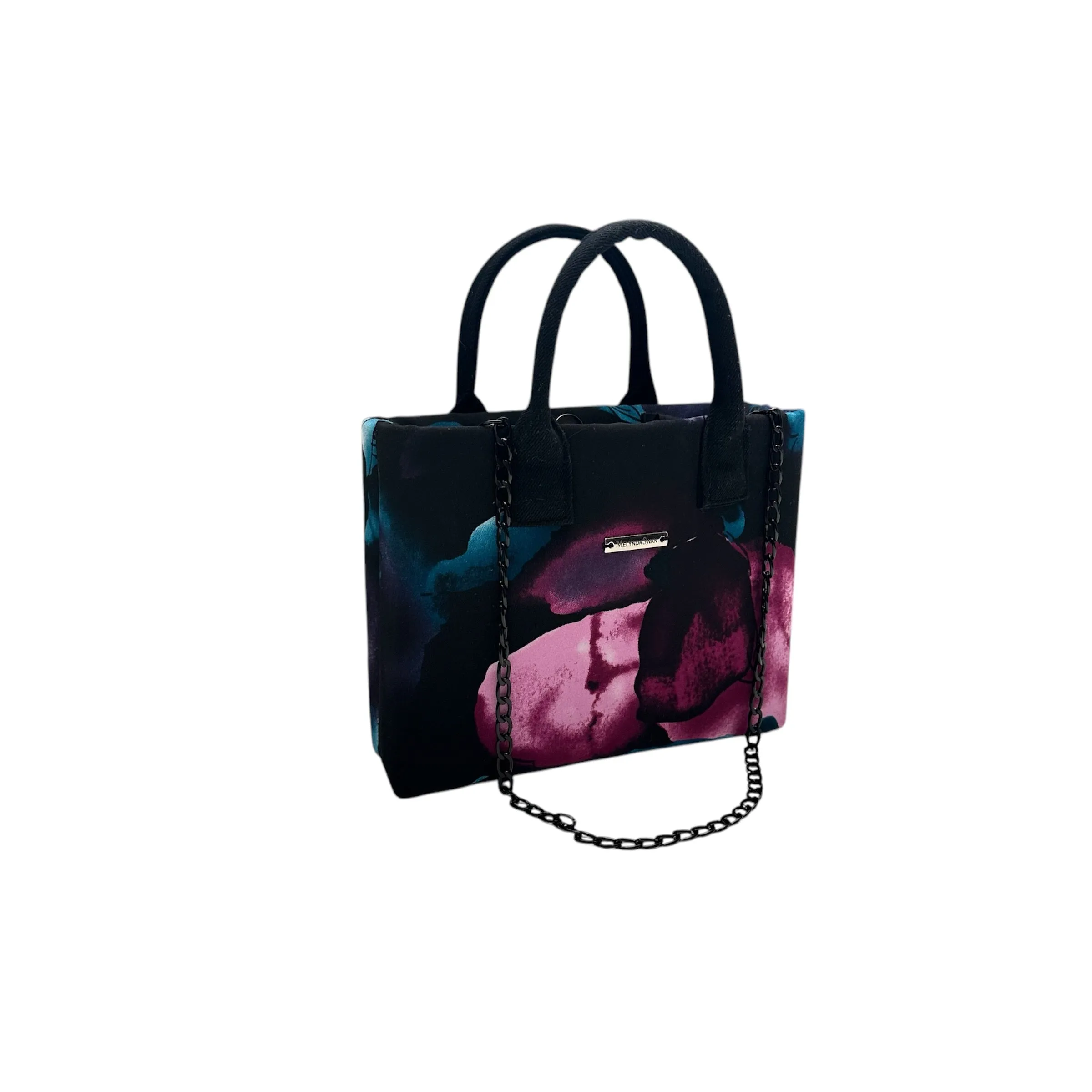 Aqua Blush Compact Tote