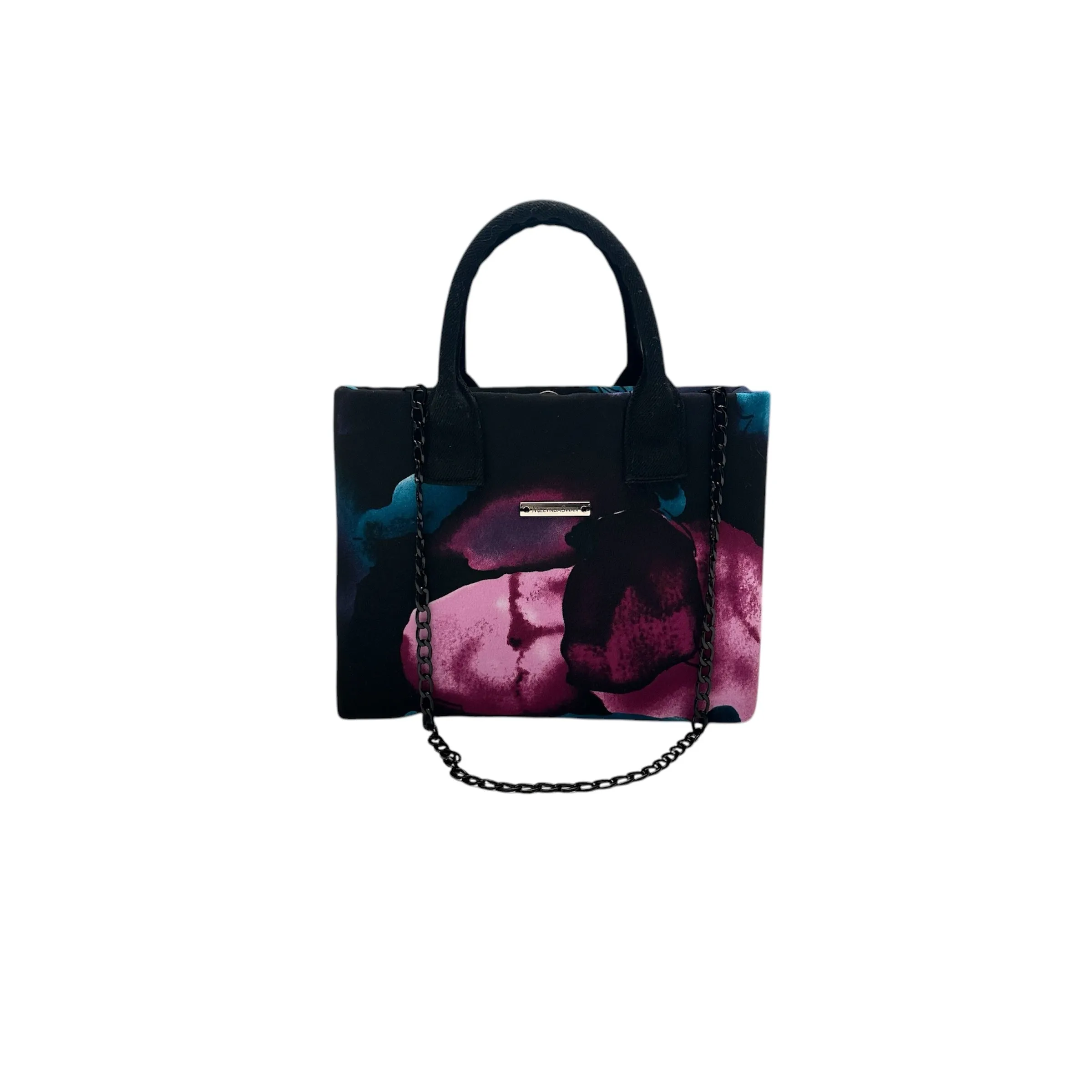 Aqua Blush Compact Tote