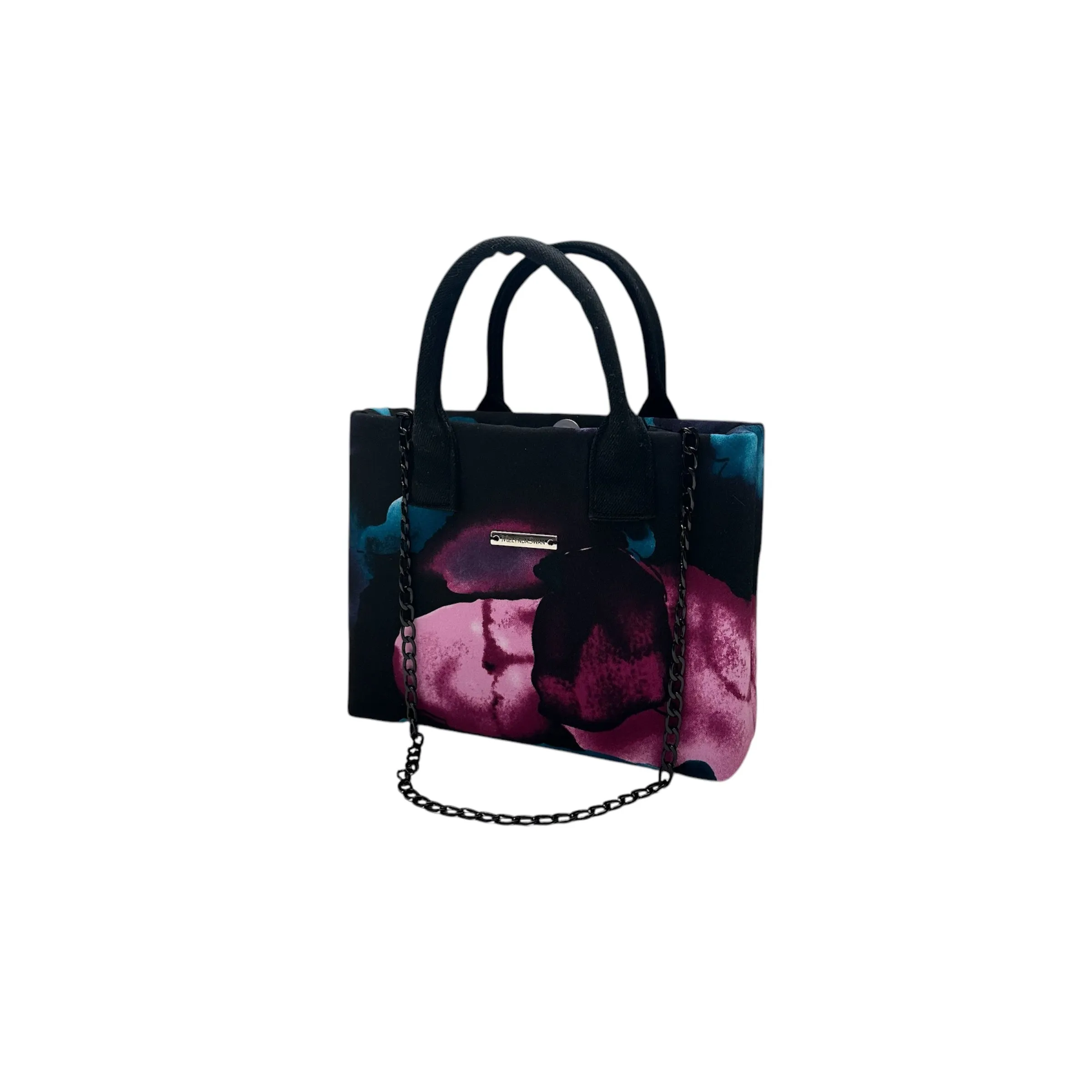 Aqua Blush Compact Tote