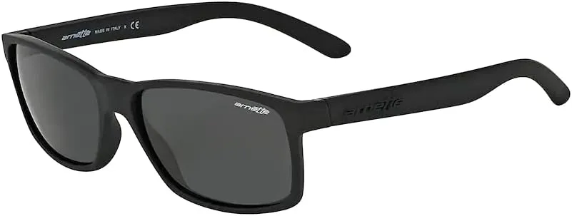 ARNETTE AN4185 Rectangle Sunglasses for Men   BUNDLE with Designer iWear Eyewear Kit
