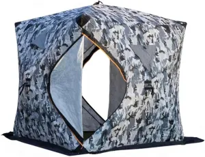 ASSYA Ice Fishing Shelter Camping Gear Outdoor Winter Camping Triple-Padded Extended Hem for Enhanced Warmth Suitable for 2-3 People
