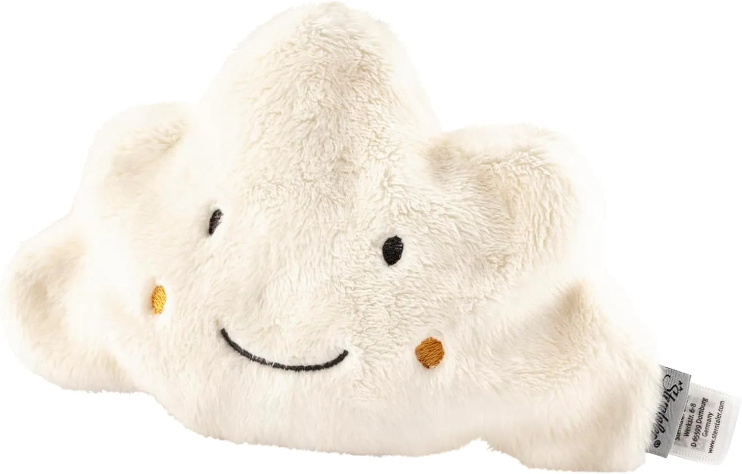 Baby & Toddler Heated Pillow Cloud with Embroidered Face and Interchangeable Oat Bag for Boys and Girls