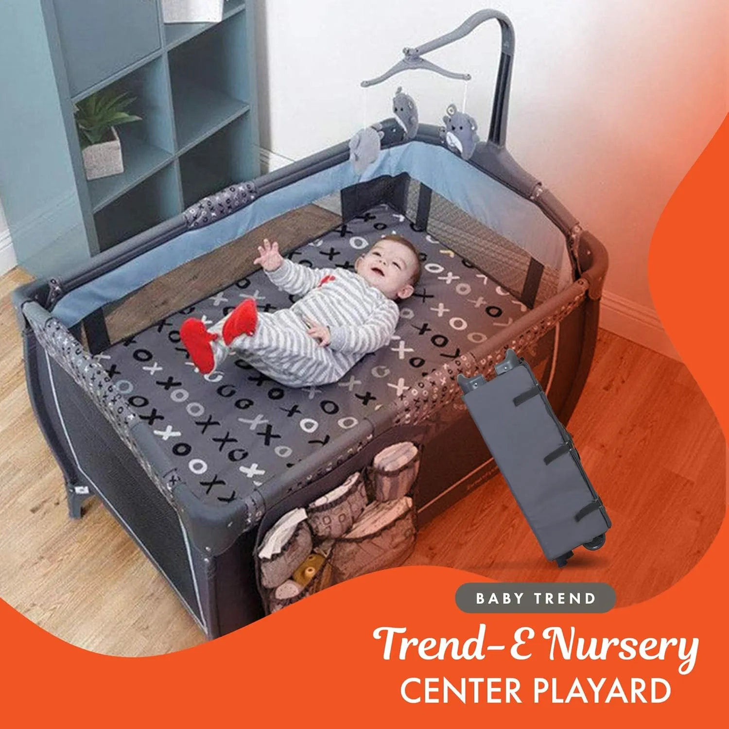 Baby Trend Trend-E Nursery Center® Playard, April