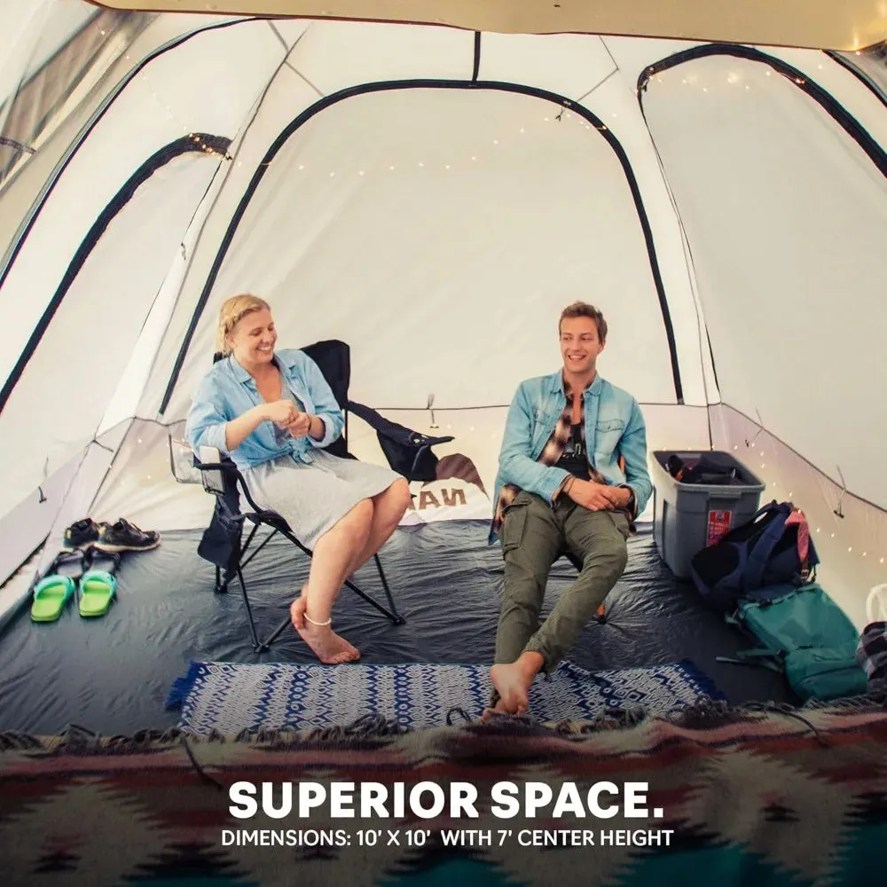 Backroadz SUV Tent 10’ x 10’ Vehicle Camping Tent | Fits All CUVs, SUVs, and Minivans | Sleeps 5