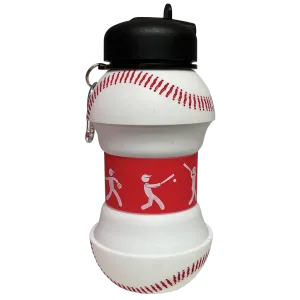 Baseball Collapsible Water Bottle