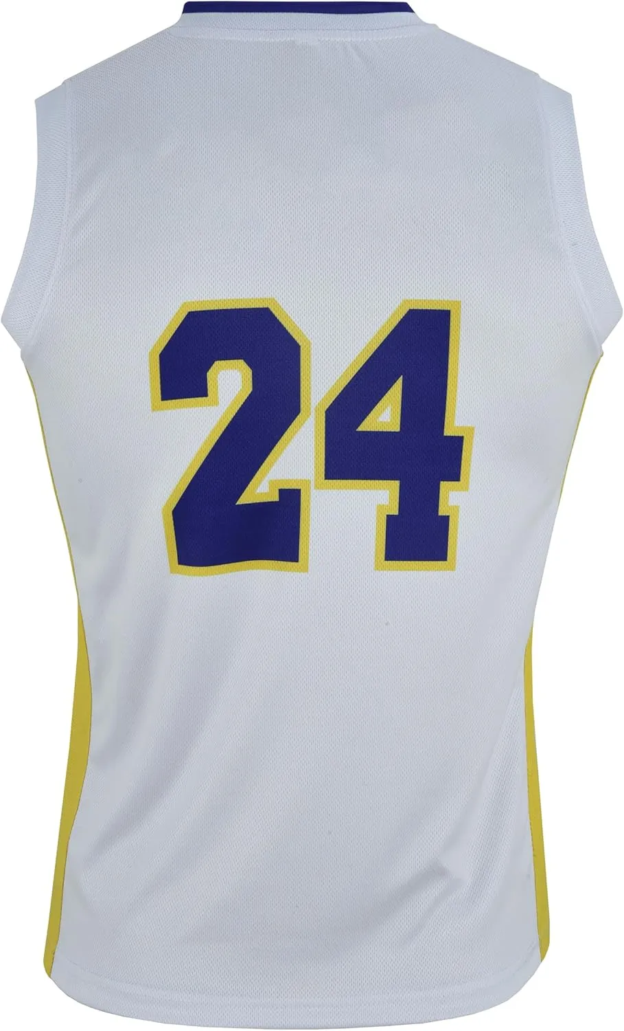 Basketball Jersey for Boys/Men 2 Piece Basketball Uniform Adult Sleeveless Kit Lightweight Set