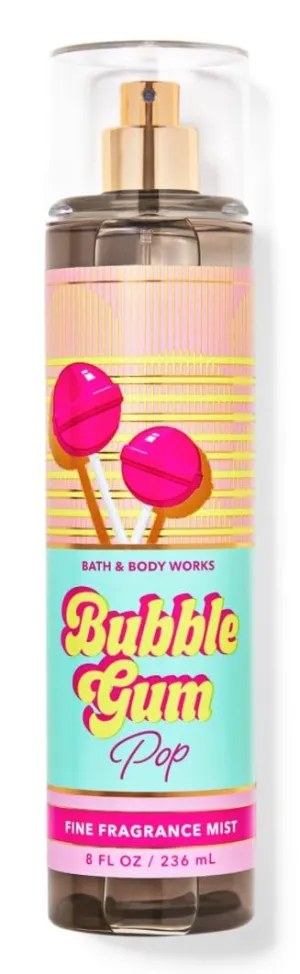 Bath and Body Bubble Gum Pop Fine Fragrance Mist | 8 Fl Oz