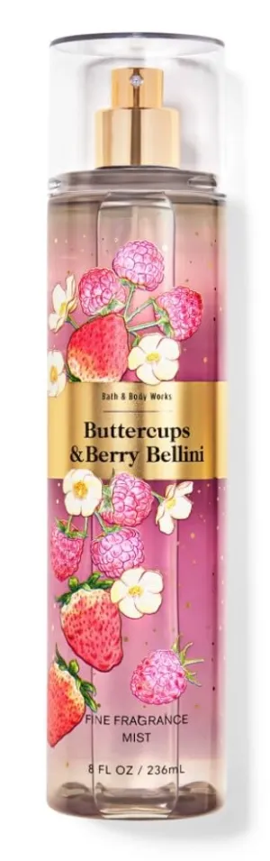 Bath and Body Buttercups & Berry Bellini Fine Fragrance Mist | 8 fl oz