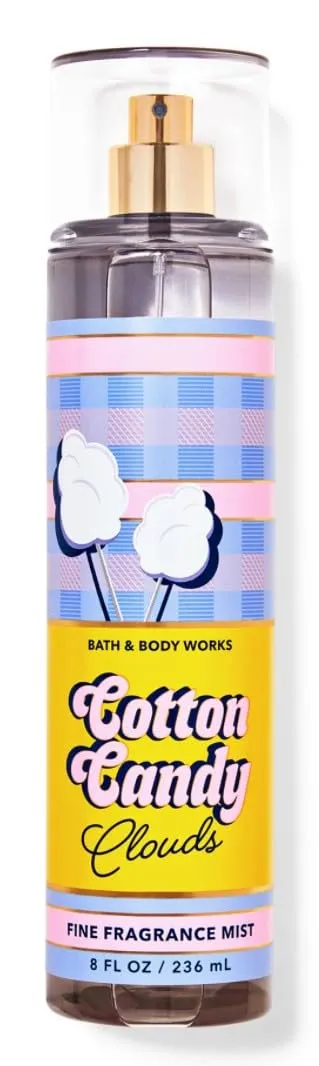Bath and Body Cotton Candy Clouds Fine Fragrance Mist | 8 Fl Oz