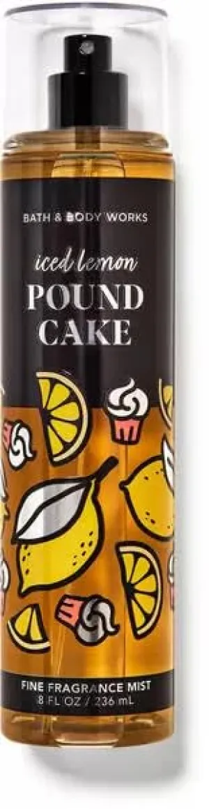 Bath and Body Iced Lemon Pound Cake Fine Fragrance Mist | 8 fl oz