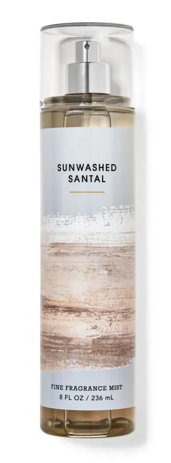 Bath and Body Sunwashed Santal Fine Fragrance Mist | 8 Fl Oz