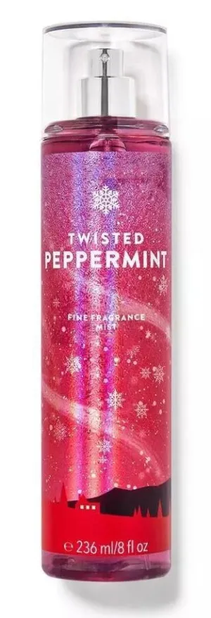 Bath and Body Twisted Peppermint Fine Fragrance Mist | 8 Fl Oz
