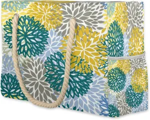 Beach Bags for Women Large Beach Tote Bag, Waterproof Sandproof Swim Pool Bag with Zipper