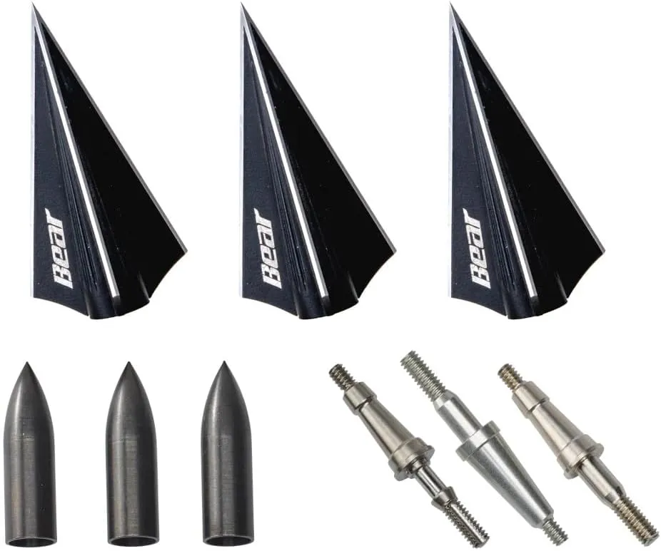 Bear 3 Blade Razor Head VWS Broadhead Kit 150-250 gr. 3 pk.