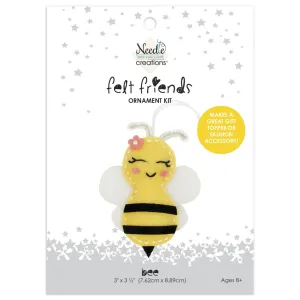 Bee Felt Friend Ornament Kit by Needle Creations