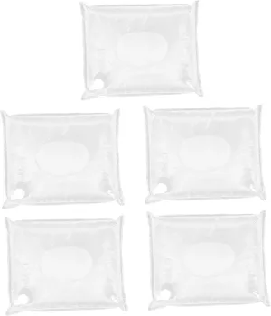 BESPORTBLE 5pcs Emergency Water Storage Bag Outdoor Water Carrier for Camping Hiking Travel Emergency Use Lightweight Compressible Design for Easy Carrying and Space Saving