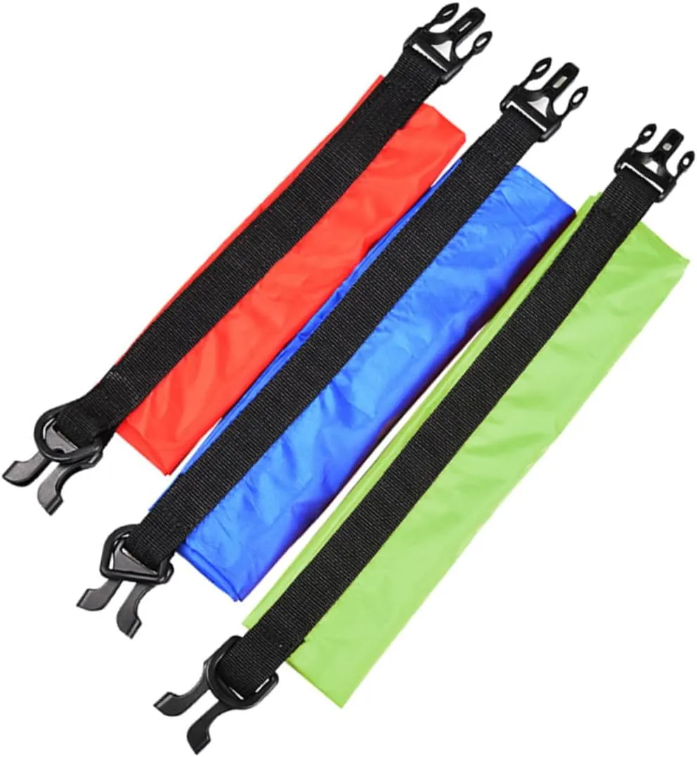 BESPORTBLE Waterproof Dry Bag Set 1.5l 3l 8l Bright Buoy for Safety Compact Storage for Swim Beach Hiking