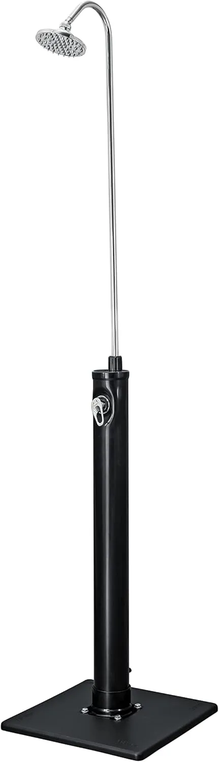 Bestway Flowclear SolarFlow 2 Gal Solar-Heated Outdoor Shower | Portable, Outside Shower Station Fixture | Great for Camping, Pool Area, Beach House