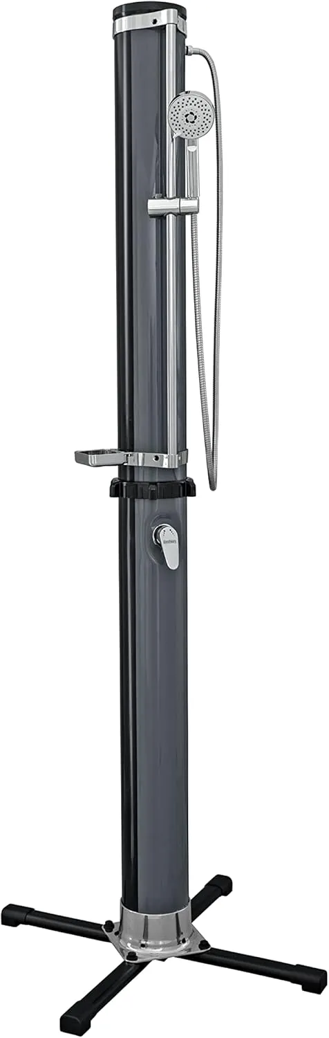 Bestway Flowclear SolarFlow 9 Gal Solar-Heated Outdoor Shower | Portable, Outside Shower Station Fixture | Great for Camping, Pool Area, Beach House
