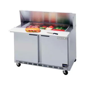 Beverage Air Commercial Kitchen SPE48HC-12 Refrigerated Counter, Sandwich/Salad Unit