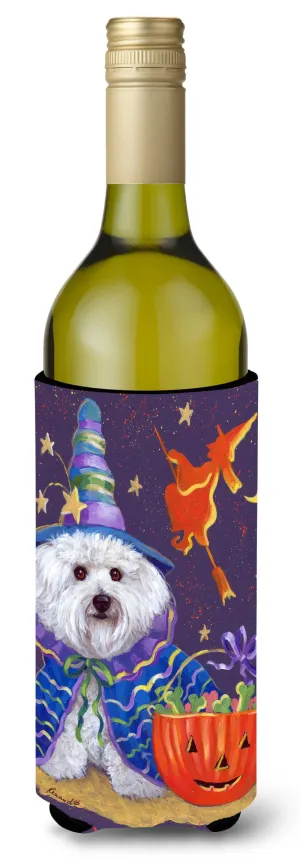 Bichon Frise Boo Halloween Wine Bottle Hugger PPP3020LITERK