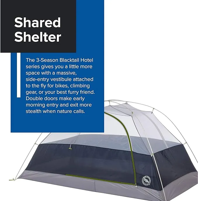 Big Agnes Blacktail & Blacktail Hotel Backpacking & Camping Tents