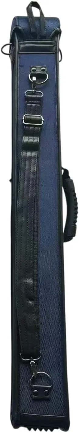Billiard Cue Case, Pool Cue Bag with Shoulder Strap, Nylon Compact Billiard Pool Cue Stick Carrying Case, Protective Pouch