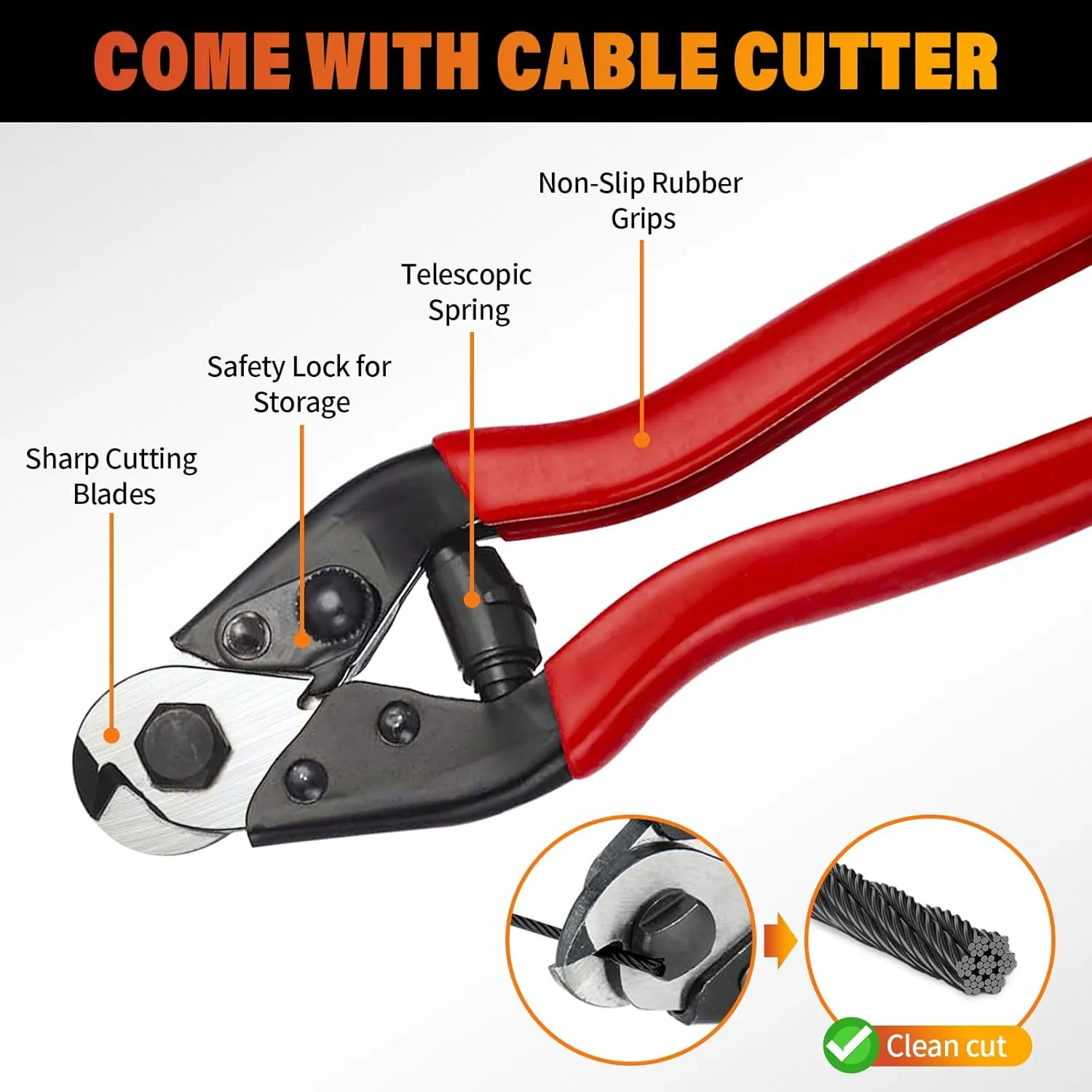 Black Stainless Steel Cable for Railing - 200FT 1/8" T316 Wire Rope for Deck Cable Railing System Kit