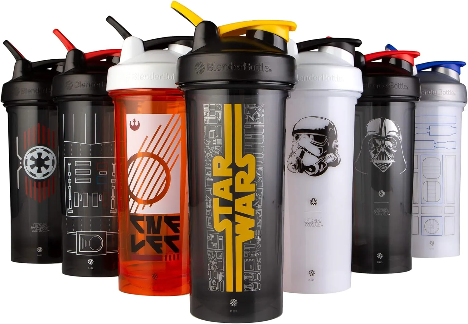 BlenderBottle Star Wars Shaker Bottle Pro Series Perfect for Protein Shakes and Pre Workout, 28-Ounce, Darth Vader Helmet (Pack of 1)