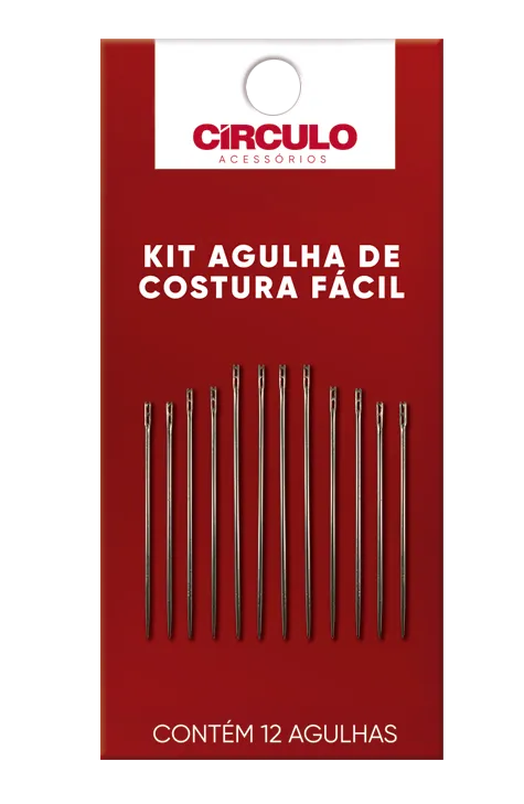 BLIND SEWING NEEDLE SET 12 UN