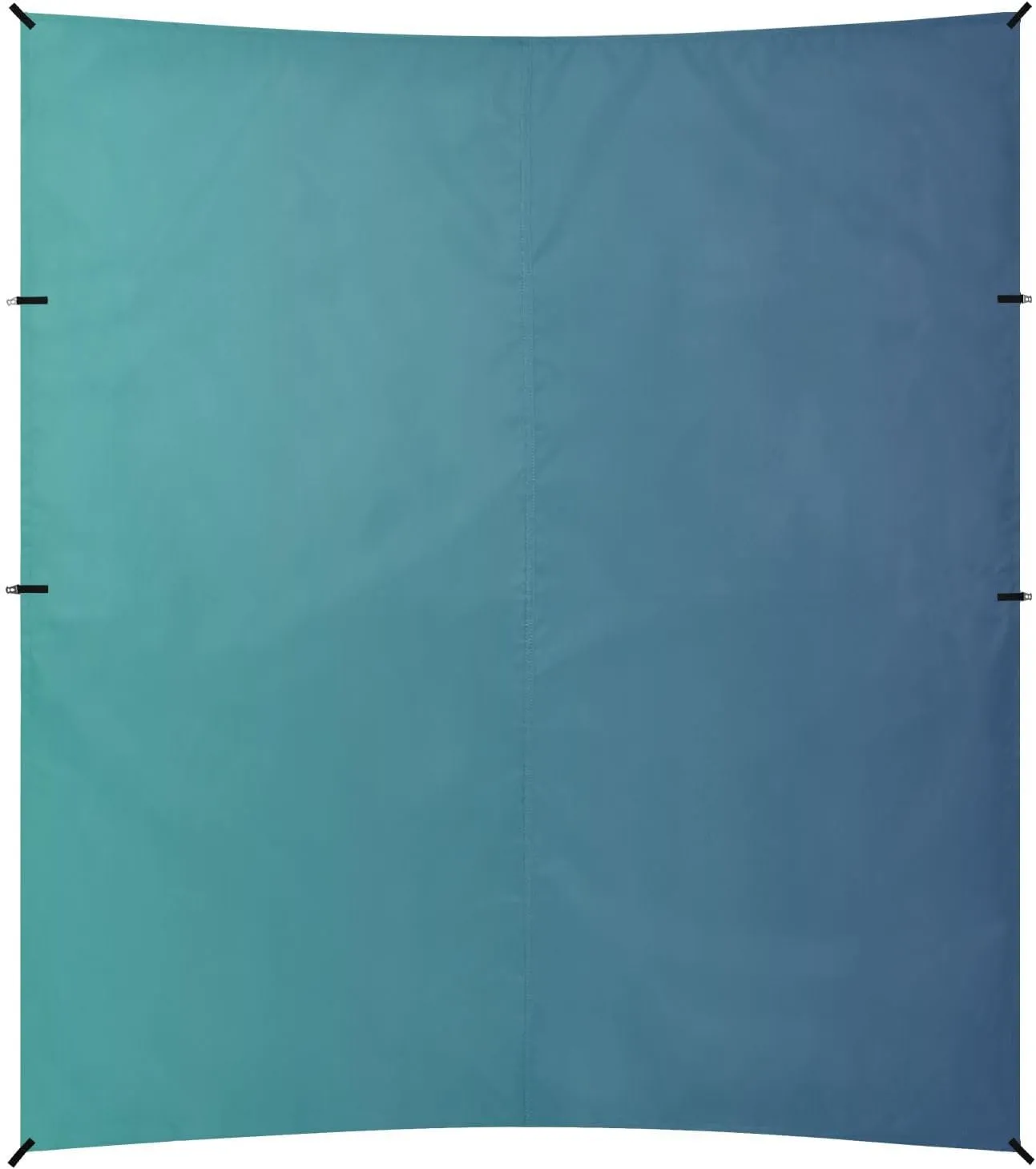 Blue Gradient Beach Tent & Canopy UPF50  Easy Setup Shade Sun Shelter with Sturdy Poles, Sandbags and Shovel for Camping, Fishing, Backyard Fun