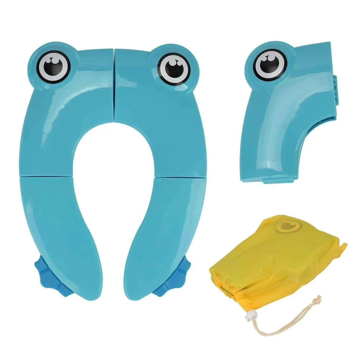 Blue Kids Toilet Seat Washer Portable Baby Training Seat for Easy Potty Training