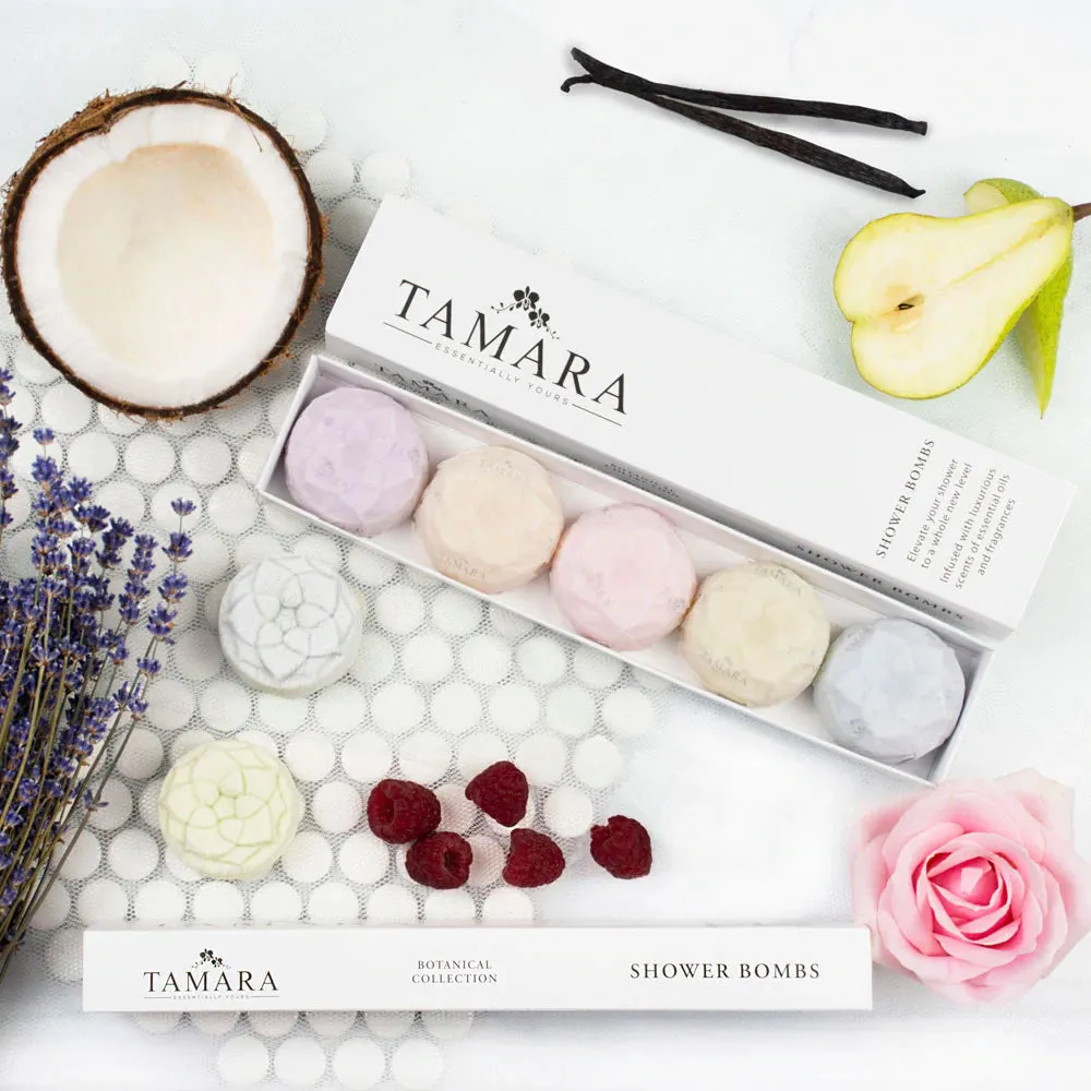 BOTANICAL GIFT PACK COLLECTION (BOX OF 5 SHOWER BOMBS)