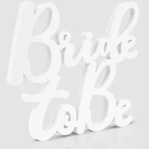 Bridal Shower Decorations Bride to Be Sign for Batcholette Party Table Centerpieces Wedding Plastic Photo Booth Props for Wedding Party Decorations Supplies